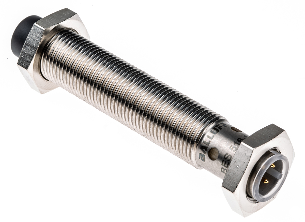 BALLUFF BES 516-131-S4-C Threaded Barrel Inductive Proximity Sensor, M30 x 1.5 PNP 30V 4 mm 250 V ac 30 V dc 200mA