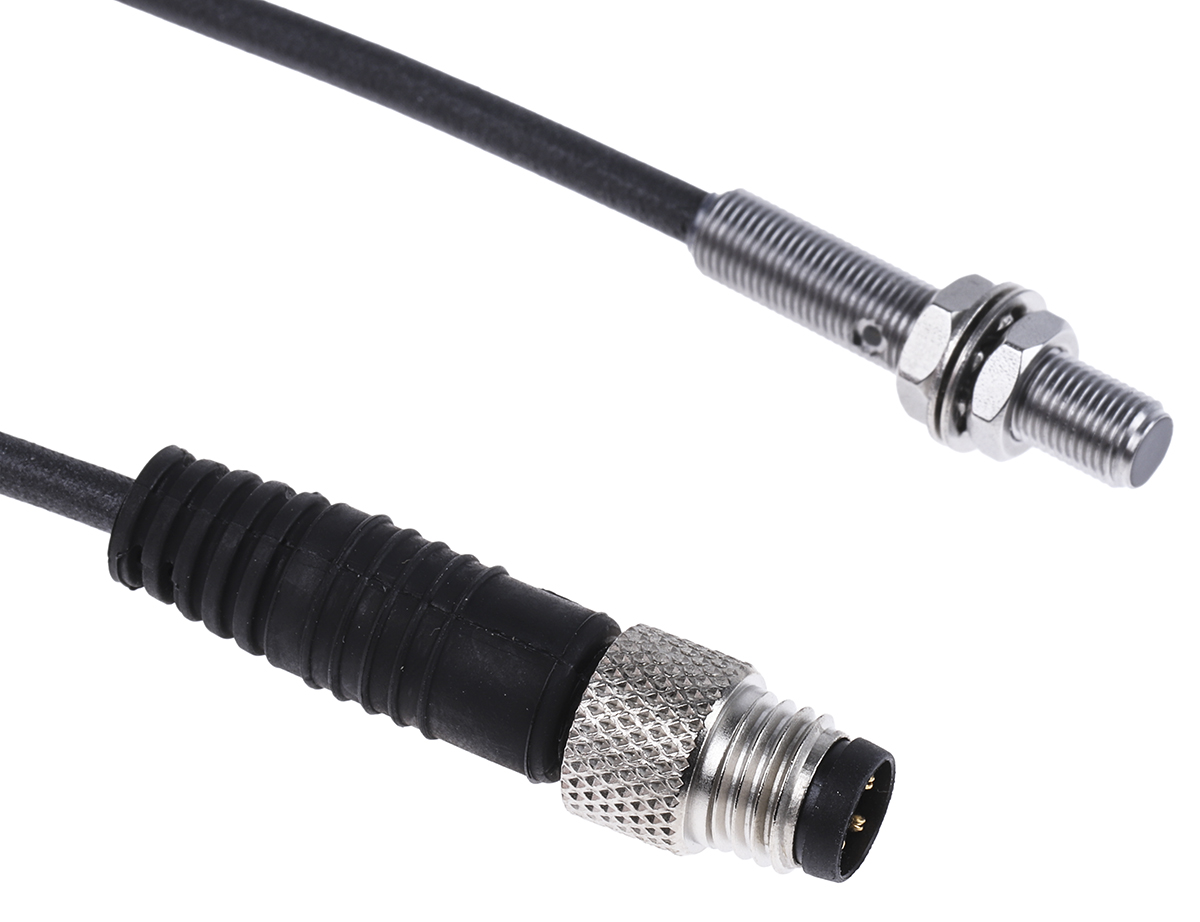 BALLUFF BES 516-3005-G-E4-C-S49-00,3 Threaded Barrel Inductive Proximity Sensor, M5 PNP 30V dc 1.5 mm 250 V ac 30 V dc