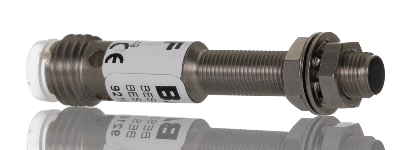 BALLUFF BES 516-3005-G-E5-C-S49 Threaded Barrel Inductive Proximity Sensor, M5 PNP 30V 1.5 mm 30 V dc 100mA