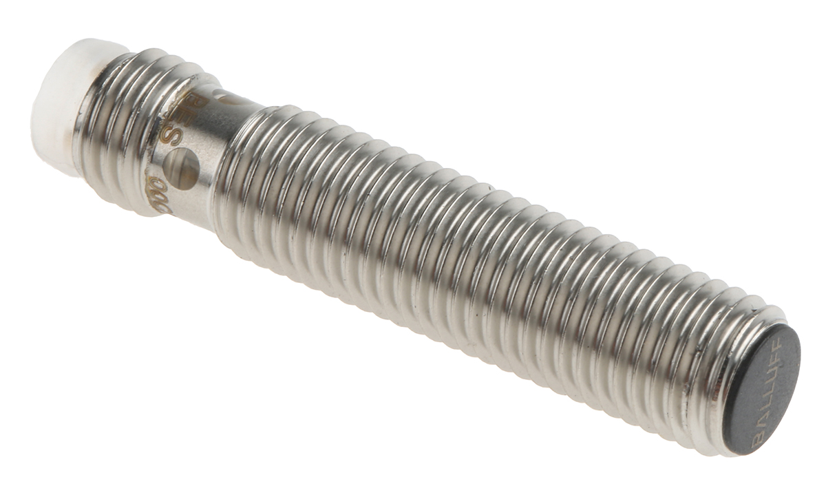 BALLUFF BES M08EE-PSC20B-S49G-003 Threaded Barrel Inductive Proximity Sensor, M8 PNP BES 30V 2 mm 250 V ac 30 V dc 200mA