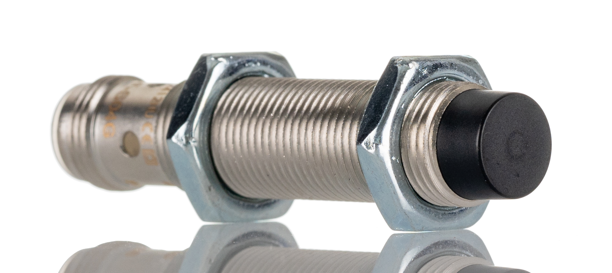 BALLUFF BES M12MG-PSC80F-S04G Threaded Barrel Inductive Proximity Sensor, M12 PNP BES 516 30V dc 22 mm 250 V ac 30 V dc
