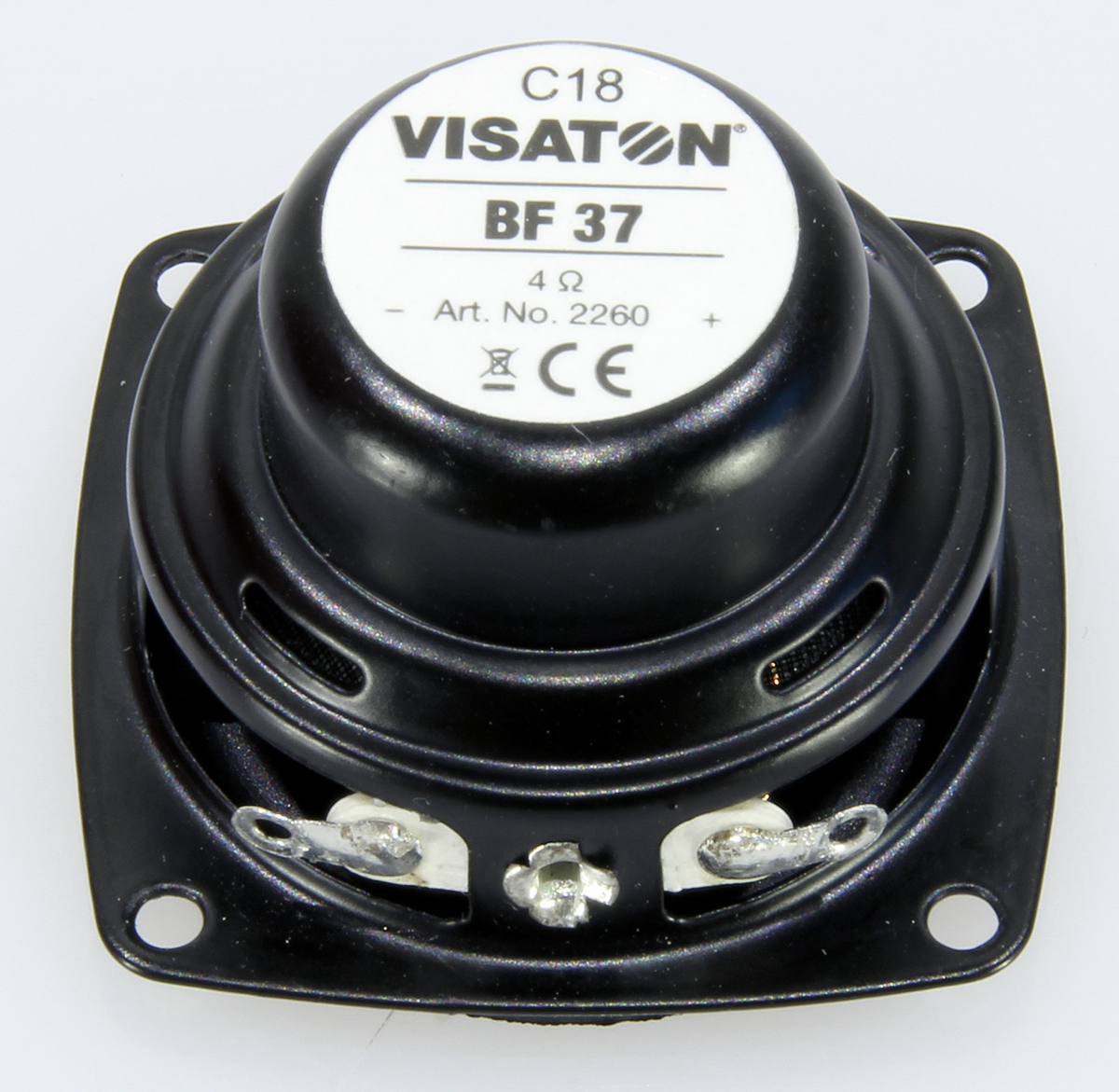 bf-37-4-ohm Visaton 37 mm dia, 5W Full Range, 4 Ω, 100 Hz 20 kHz