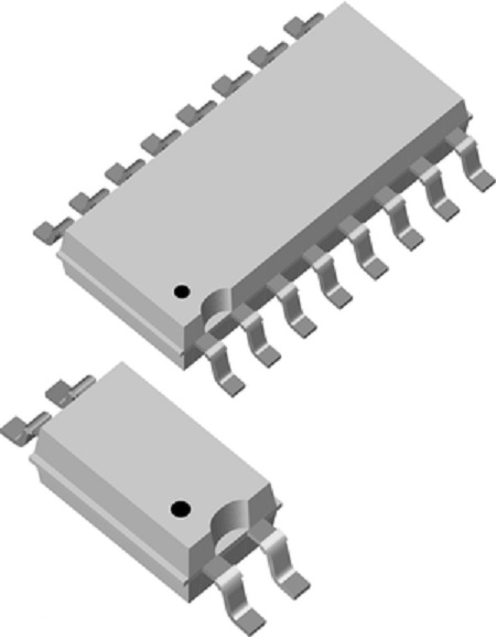 Vishay TCMD4000 Darlington Pair, 0.1 A 35 V, 16-Pin SOP