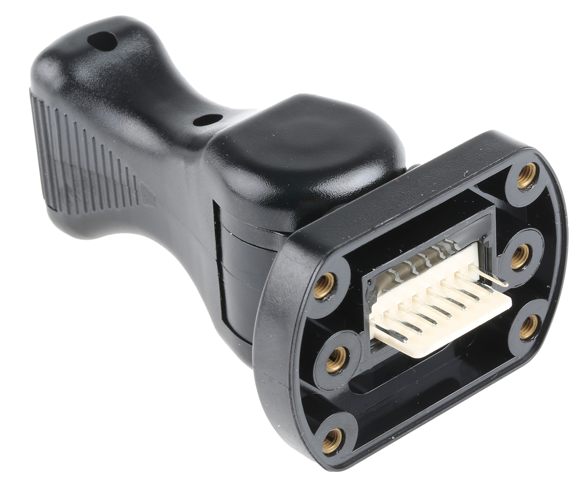 bf240a01bk1200 APEM 1-Axis Joystick Lever Hall Effect, IP67, 5 V dc, 10mA