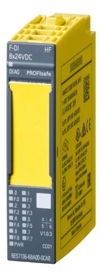 6es7136-6ba01-0ca0 Siemens SIMATIC ET Series Input/Output Module, 8 Inputs, 8 Outputs, 24V