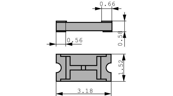 Littelfuse Surface Mount Fuse 500mA, 63V ac/dc