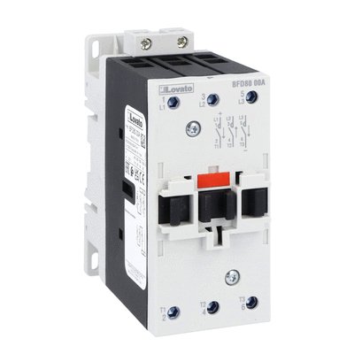Lovato BFD80 Contactor, 24V ac Coil, 3-Pole, 60 A, 3 NO, 1kV