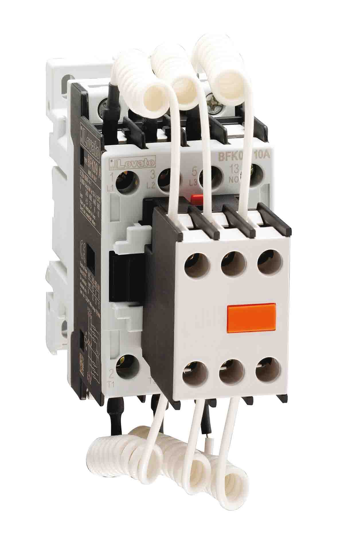 Lovato BFK Contactor, 230V ac Coil, 3-Pole, 18 A, 12.5 kW 230V ac, 3 NO, 690V ac