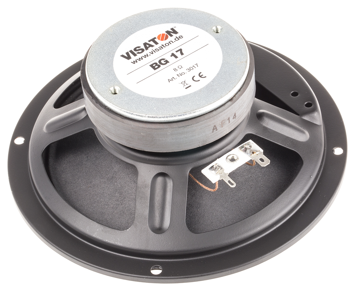 bg-17-8-ohm Visaton 165 mm dia, 40W Full Range, 8 Ω, 80 Hz 20 kHz