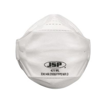 JSP 421ML Series Disposable Respirator, FFP2 10 Per Pack per Package