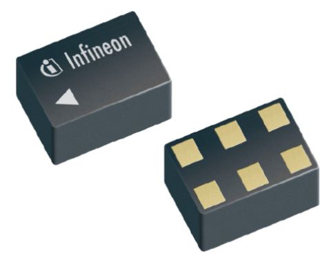 Infineon RF Amplifier Low Noise 22.2 dB, 6-Pin 1300 MHz TSNP