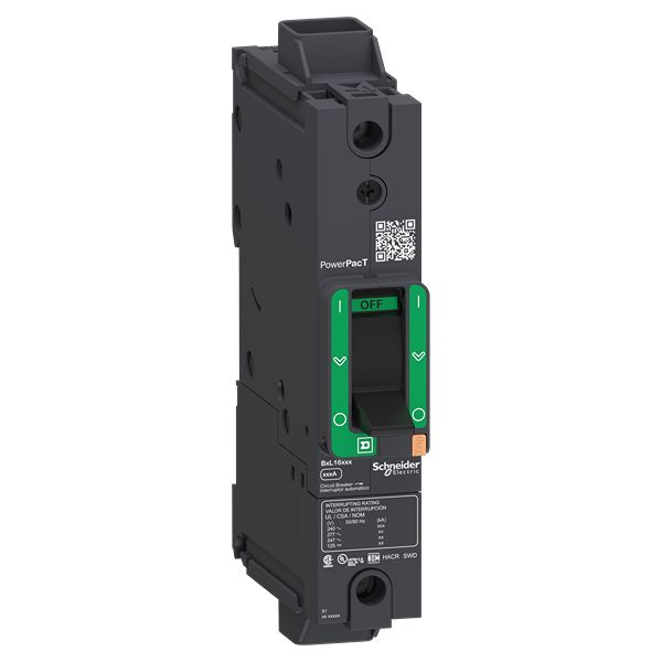 Schneider Electric PowerPact BGL Thermal Magnetic Circuit Breaker - 1-Pole, 50A Current Rating, 18 kA, 240V ac