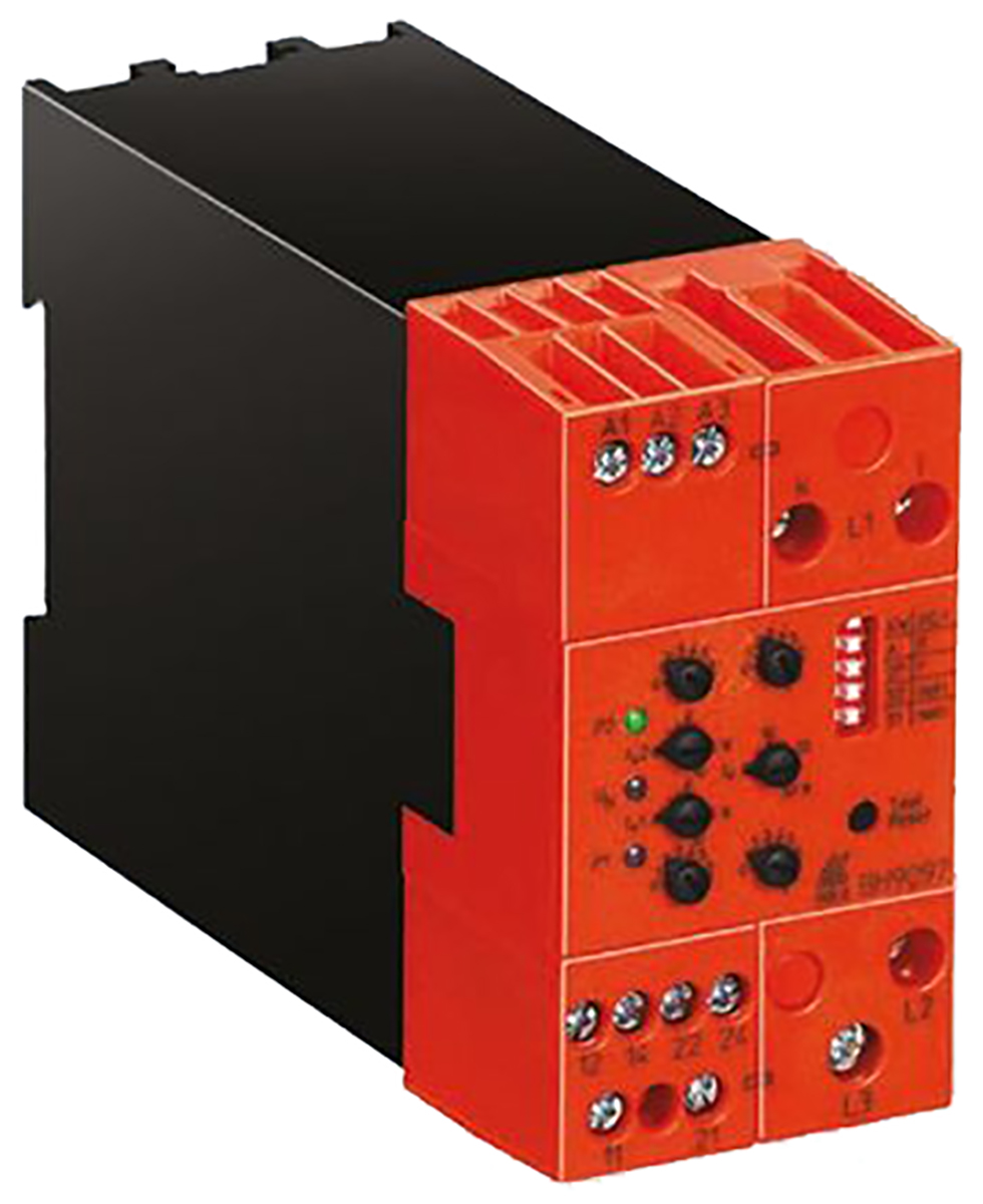 Dold Monitoring Relay, 3 Phase, SPDT, DIN Rail, 110V ac, 230 V ac 24 V dc