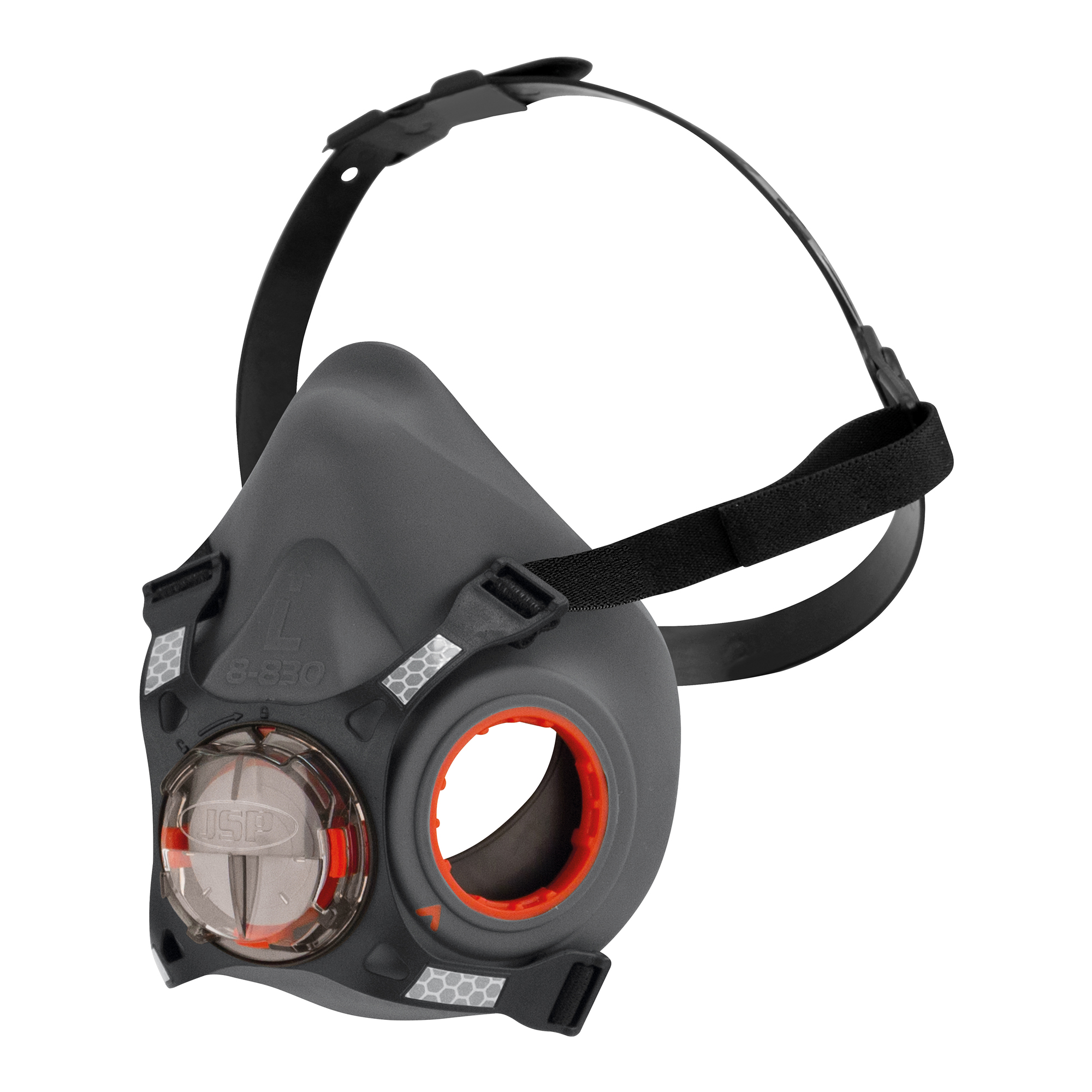 JSP BHG Series Half Mask Respirator Mask, Size L