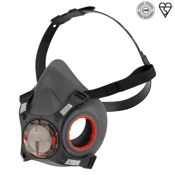 JSP Force 8 Series Half Mask Respirator Mask, Size M