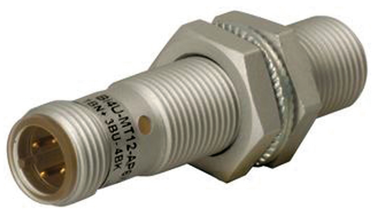 Turck Bi4U-EM12-AP6X-H1141 Threaded Barrel Inductive Proximity Sensor, M12 PNP BI 4U 30V 4 mm 30 V dc 200mA