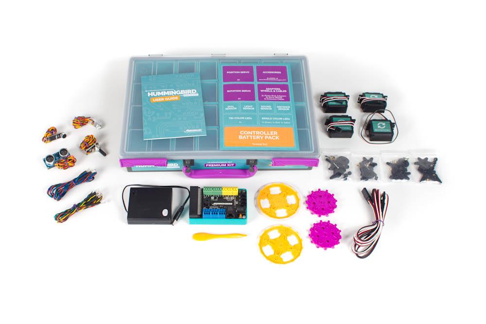 BirdBrain technologies BITPREMKIT BBC Micro:bit Add-on Hummingbird Premium Kit