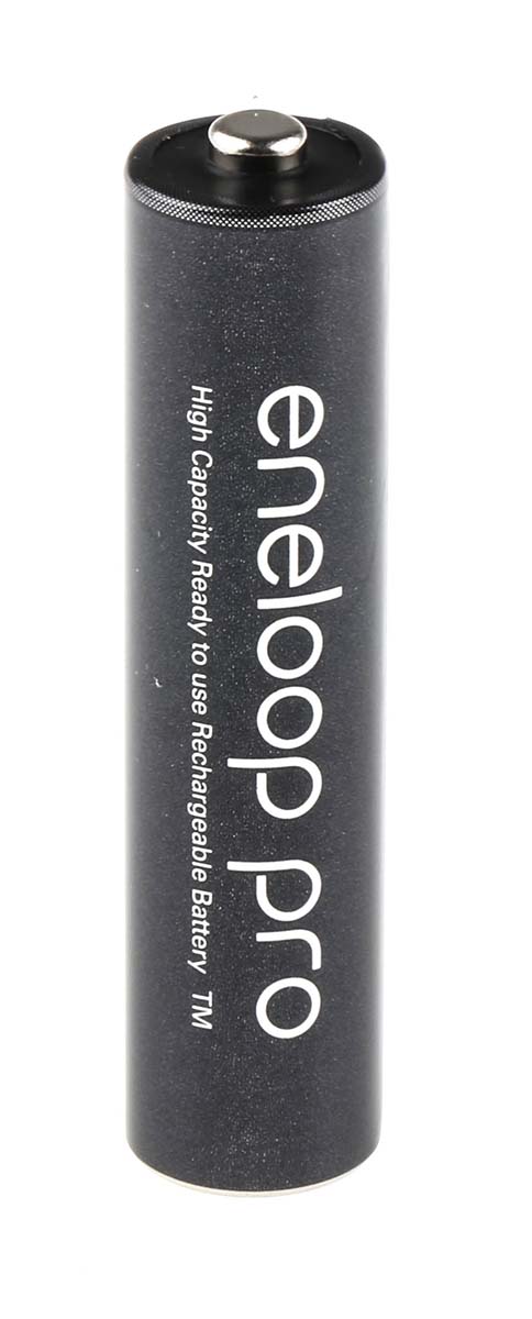 Eneloop Eneloop Pro Nickel Metal Hydride Rechargeable AAA Battery, 930 mAh, 1.2 V