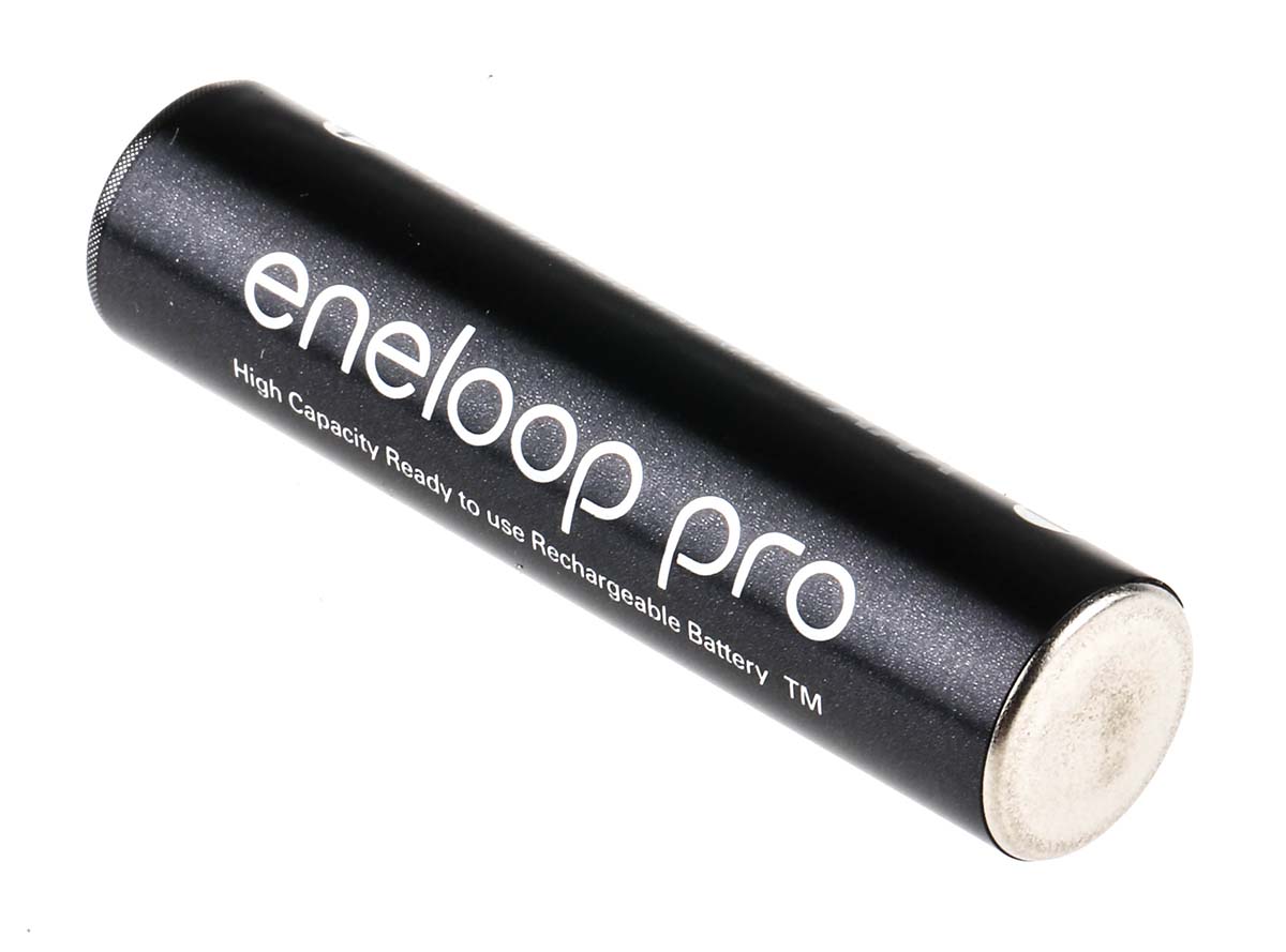 bk-4hcde4be Eneloop Eneloop Pro Nickel Metal Hydride Rechargeable AAA Battery, 930 mAh, 1.2 V