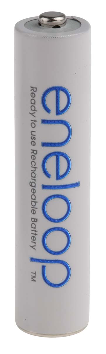 Eneloop BK-4MCC Nickel Metal Hydride Rechargeable AAA Battery, 750 mAh, 1.2 V