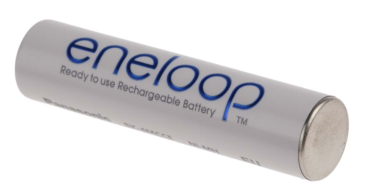 bk-4mcde8be Eneloop BK-4MCC Nickel Metal Hydride Rechargeable AAA Battery, 750 mAh, 1.2 V