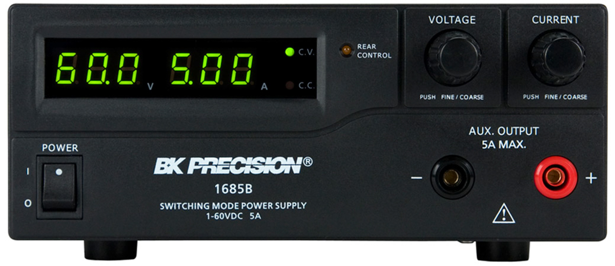 BK Precision Digital Bench Power Supply, 1-Output 18 V to  18V, 360 W, 20 A Max, UKAS