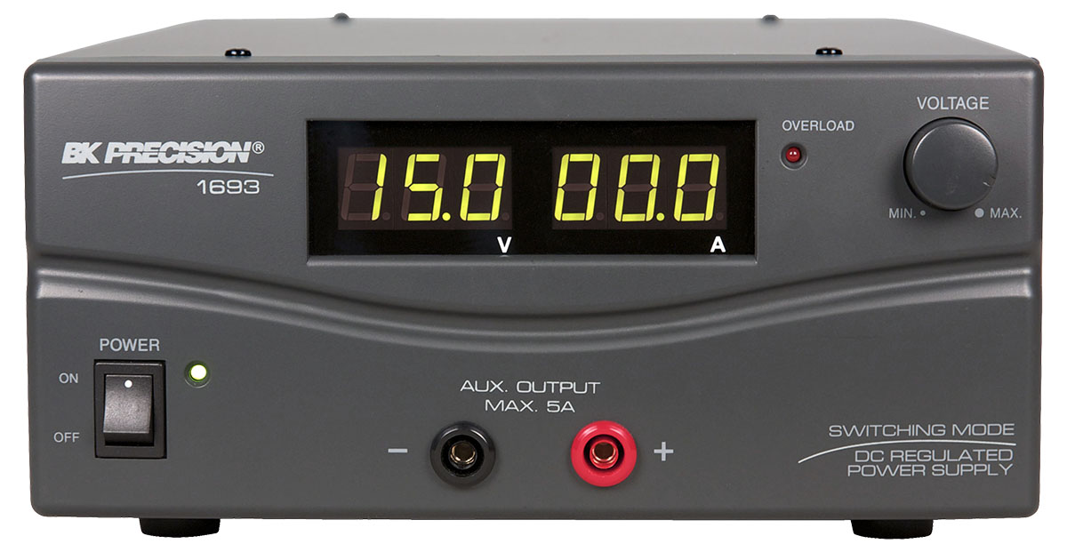 BK Precision Digital Bench Power Supply, 1-Output 0 V ac to  15V, 900 W, 60 A Max, RSCAL