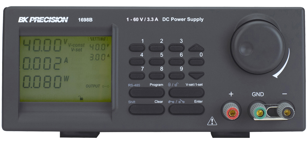 BK Precision Digital Bench Power Supply, 1-Output 1 V to  40V, 200 W, 5 A Max, UKAS