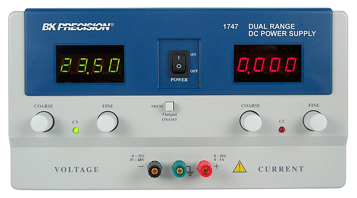 BK Precision Digital Bench Power Supply, 1-Output 0 V ac to  60V, 350 W, 10 A Max