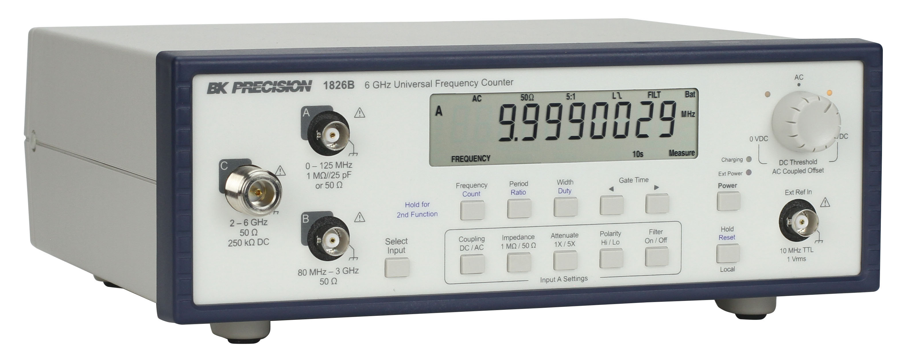 bk1826b BK Precision 1826B Frequency Counter, 0.001 Hz Min, 6 GHz Max, 10 Digits Resolution
