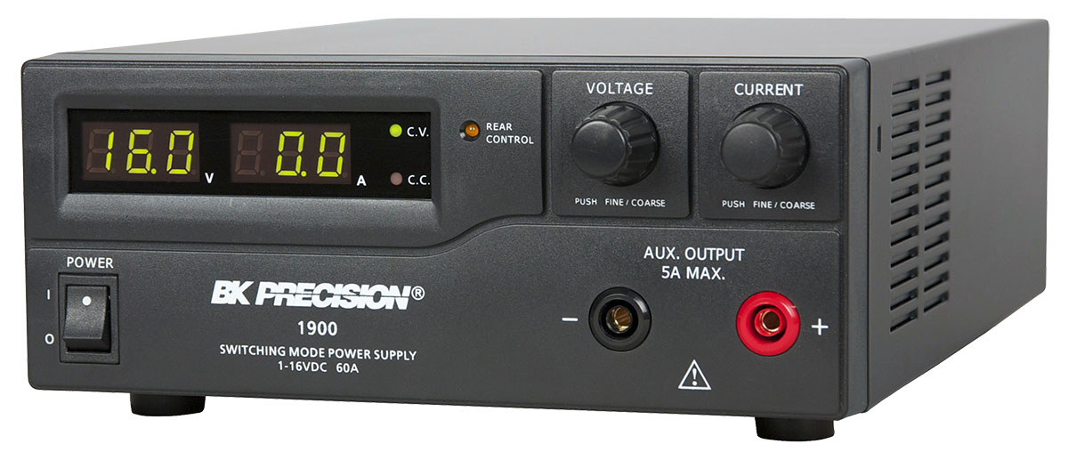 bk1900b BK Precision Digital Bench Power Supply, 2-Output 16 V to  16V, 960 W, 60 A Max, UKAS