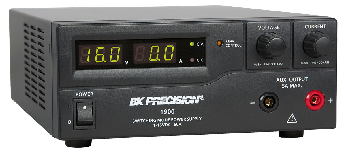 bk1900b BK Precision Digital Bench Power Supply, 2-Output 16 V to  16V, 960 W, 60 A Max, UKAS