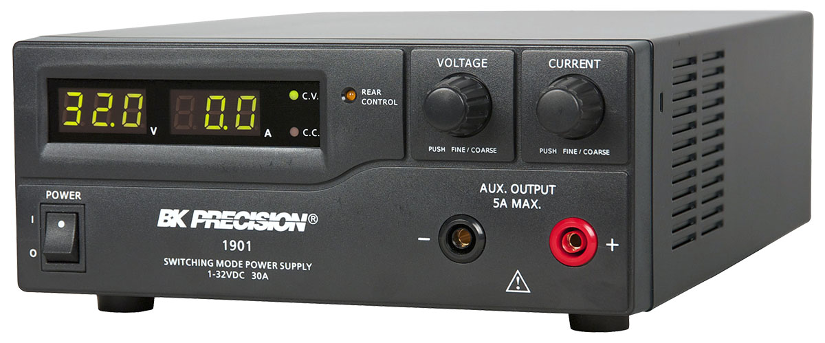 bk1901b BK Precision Digital Bench Power Supply, 2-Output 32 V to  32V, 960 W, 30 A Max, RSCAL