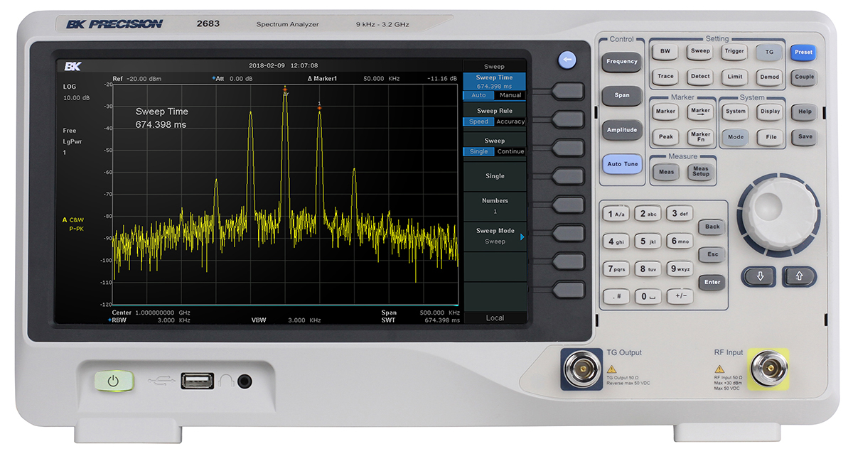 BK Precision BK2683 2680 Spectrum Analyser, 3200000 kHz
