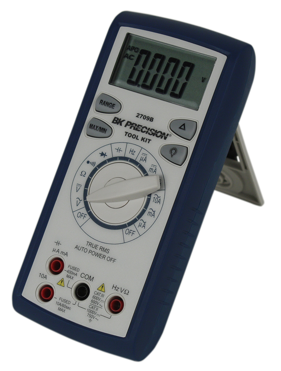 bk2709b BK Precision Handheld Digital Multimeter True RMS