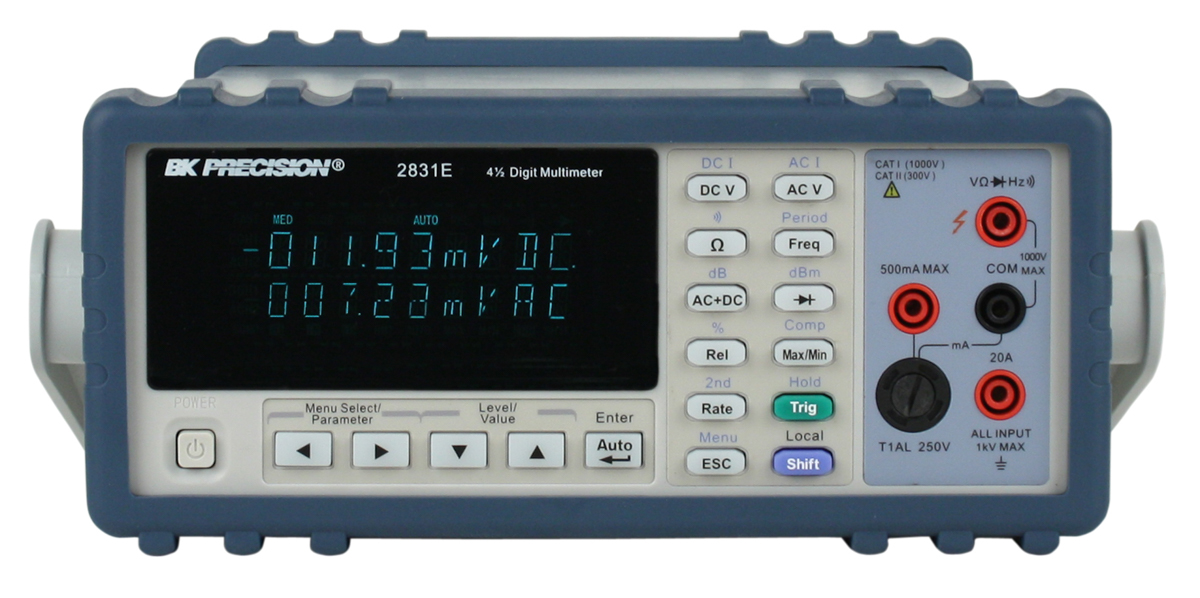 BK Precision 2831E Bench Digital Multimeter True RMS, 20 A ac, 20 A dc, 750 V ac