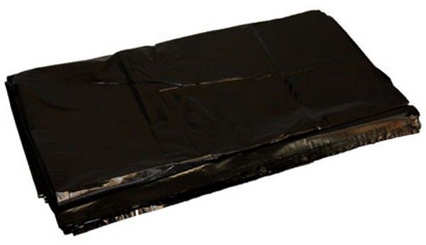 Cromwell Polythene Black Polythene Bin Bag, 140L Capacity, 25 Per Pack per Package