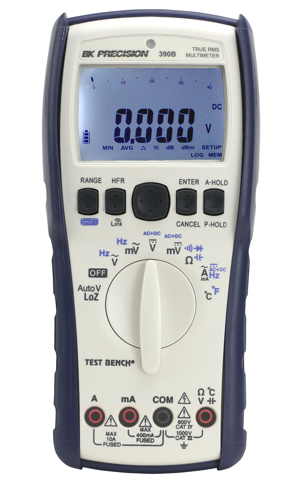 BK Precision BK390B 390B Digital Digital Multimeter True RMS, 10 A ac, 10 A dc, 1 kV ac