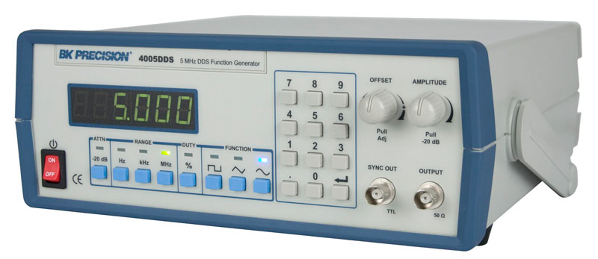 bk4005dds BK Precision Function Generator, 1 Hz Min, 5 MHz Max