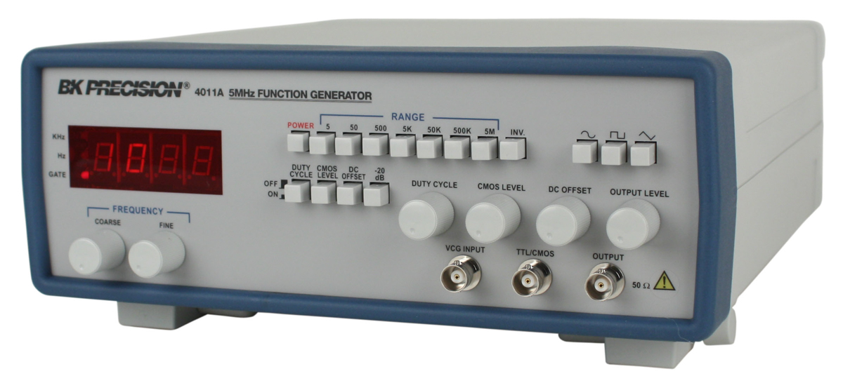 bk4011a BK Precision Function Generator, 0.5 Hz Min, 5 MHz Max, RSCAL