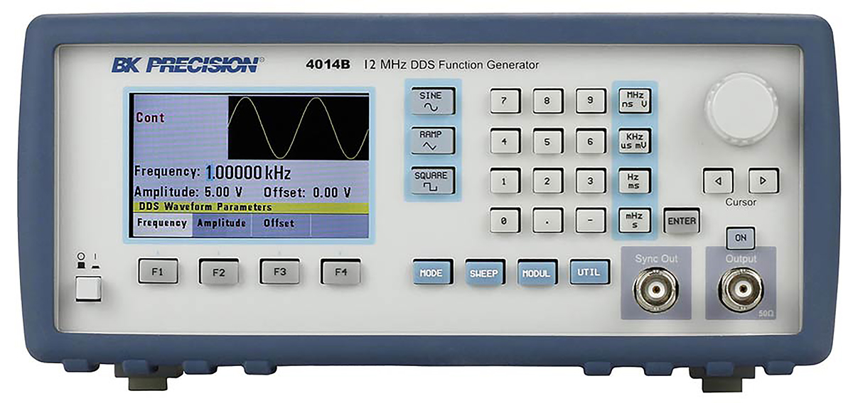 BK Precision Function Generator, 0.01 Hz Min, 12 MHz Max FM Modulation Variable Sweep