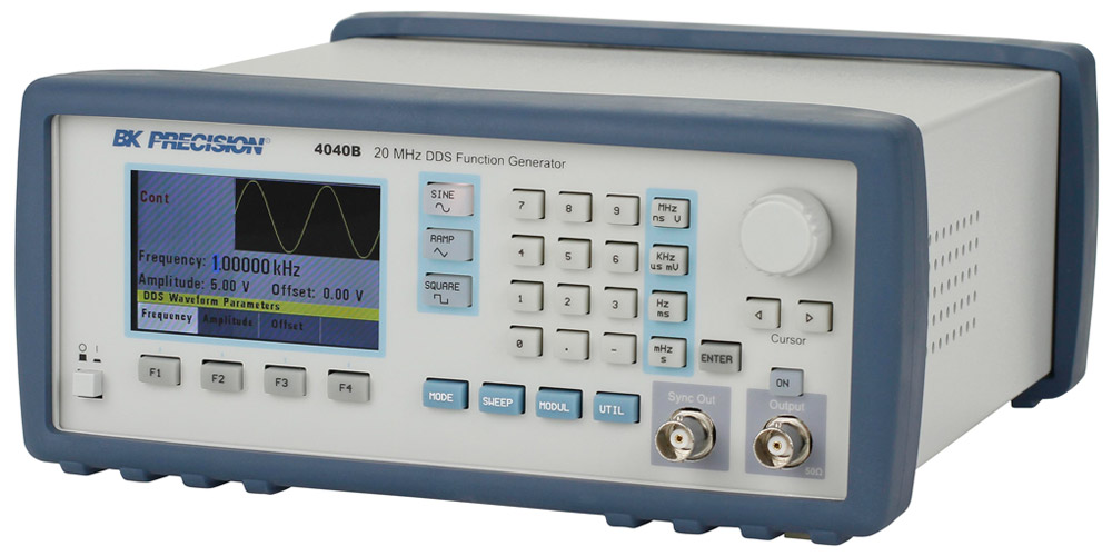 bk4040b BK Precision Function Generator, 0.01 Hz Min, 20 MHz Max FM Modulation Variable Sweep