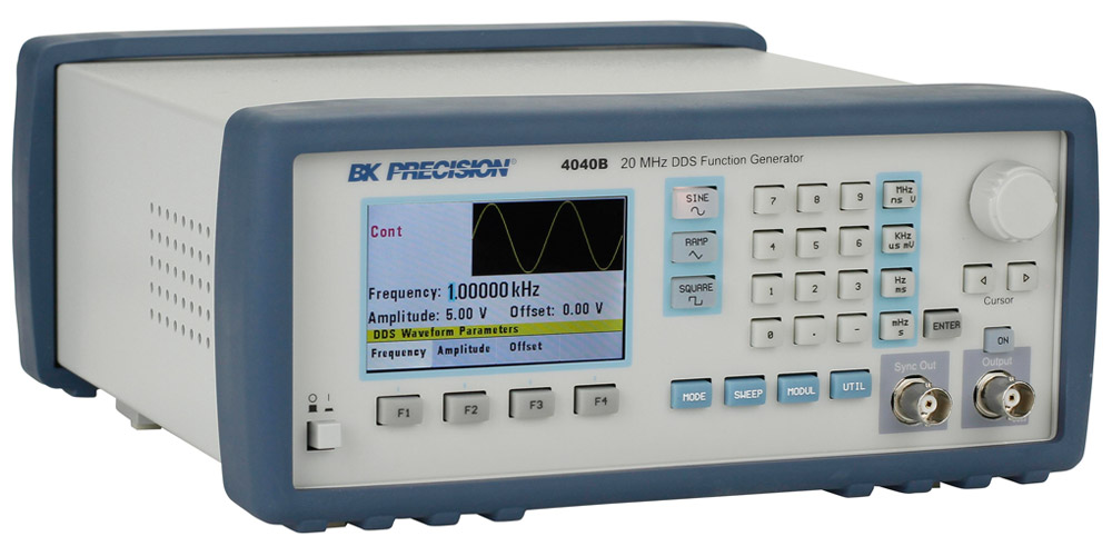 bk4040b BK Precision Function Generator, 0.01 Hz Min, 20 MHz Max FM Modulation Variable Sweep