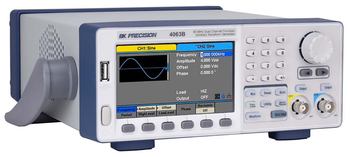 bk4062b BK Precision 4062B Arbitrary Waveform Generator, 2-Channel, 1 Hz Min