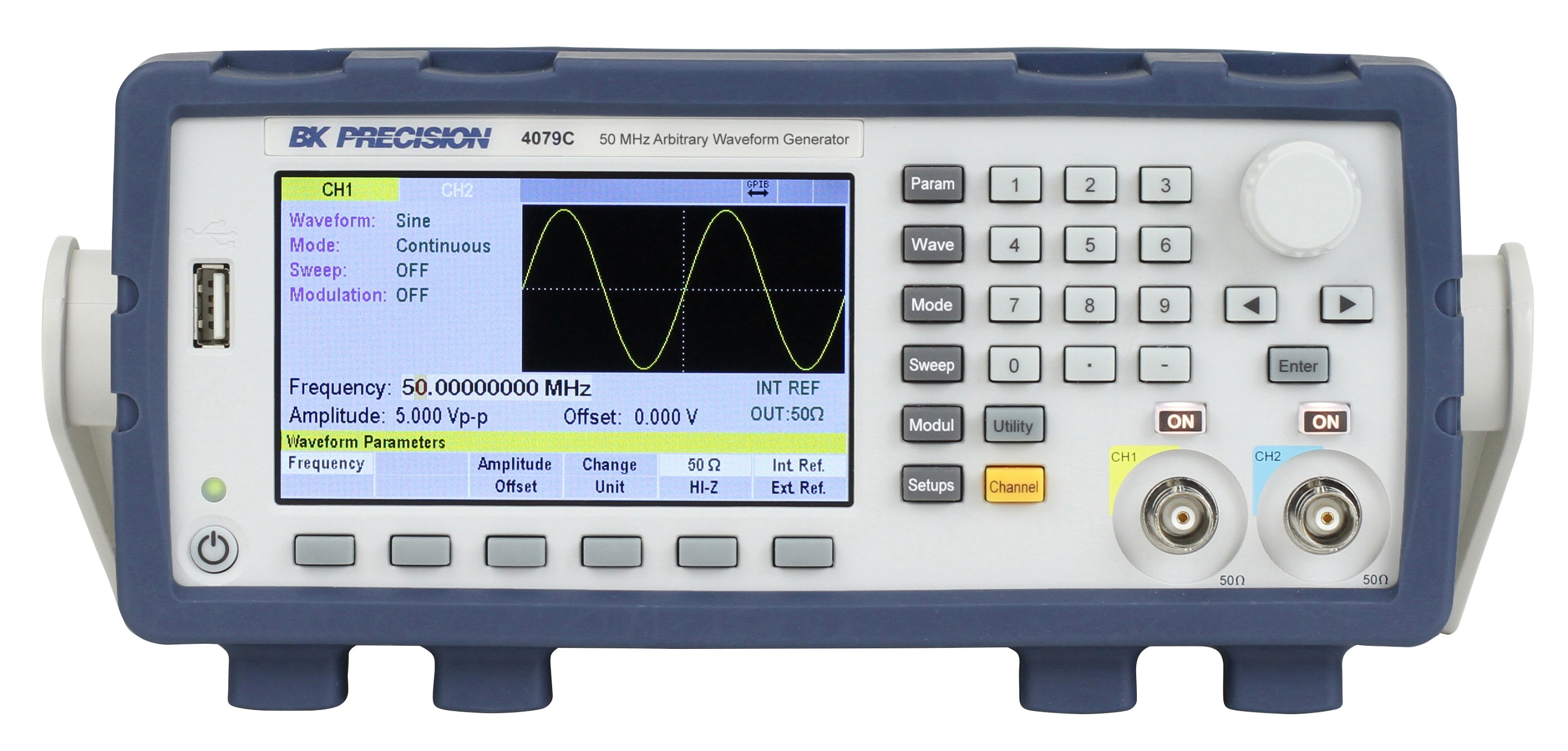 BK Precision 4079C Waveform Generator 50 MHz Max, 2-Channel, 1 MHz Min, RSCAL