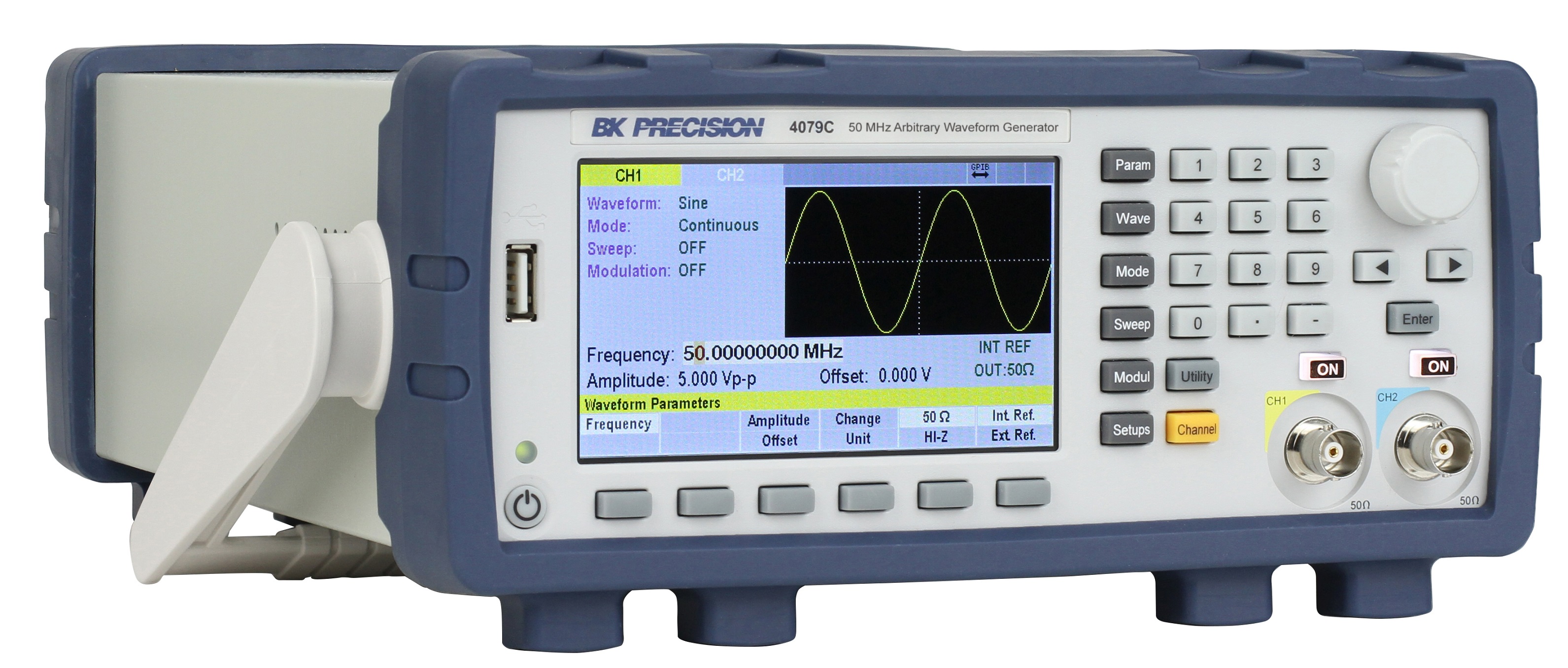 bk4079c BK Precision 4079C Arbitrary Waveform Generator 50 MHz Max, 2-Channel, 1 MHz Min