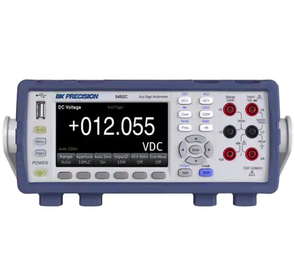 BK Precision 5492C Bench Digital Multimeter True RMS - UKAS Calibrated