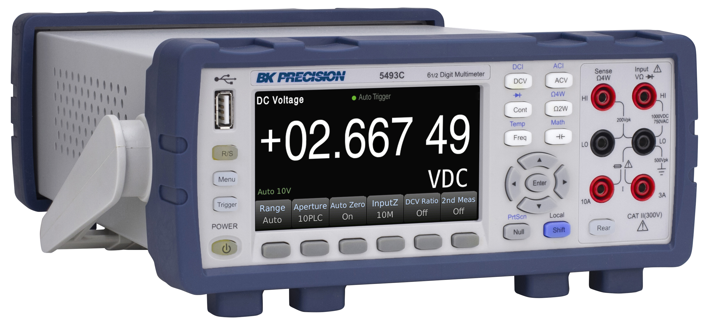 bk5493c BK Precision 5493C Bench Digital Multimeter True RMS, 10 A ac, 10 A dc, 750 V ac
