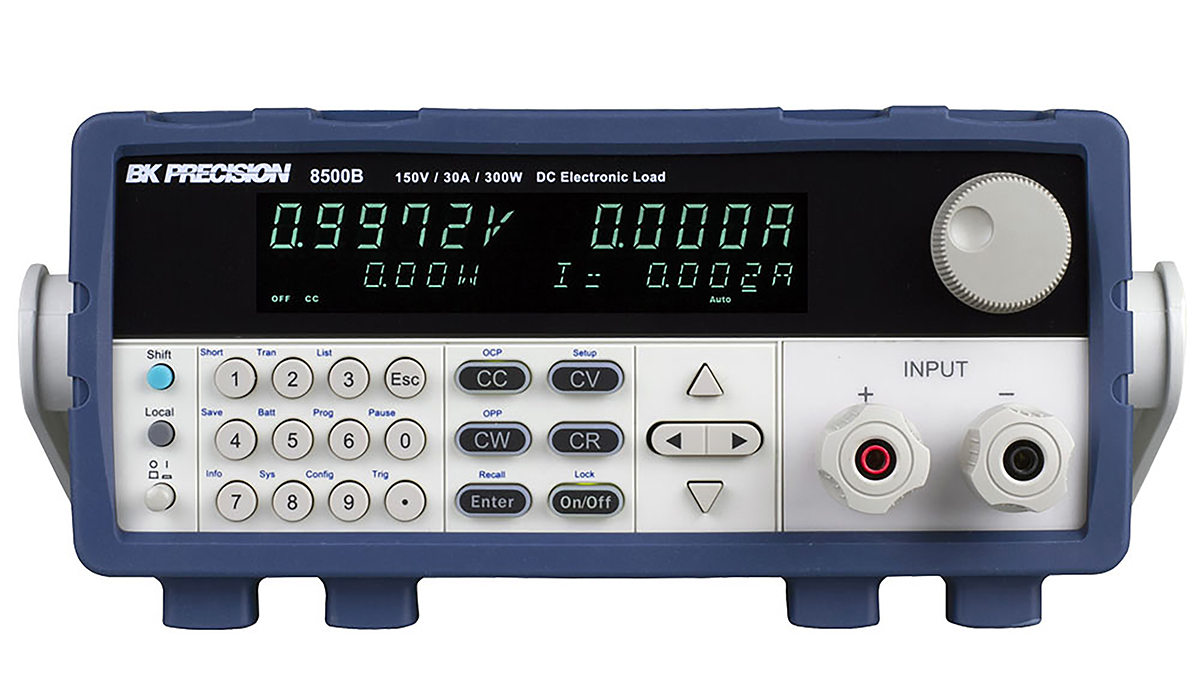 BK Precision 8500B Series Electronic Load, 0 to 300 W, 0/500 V, 0 to 15 A