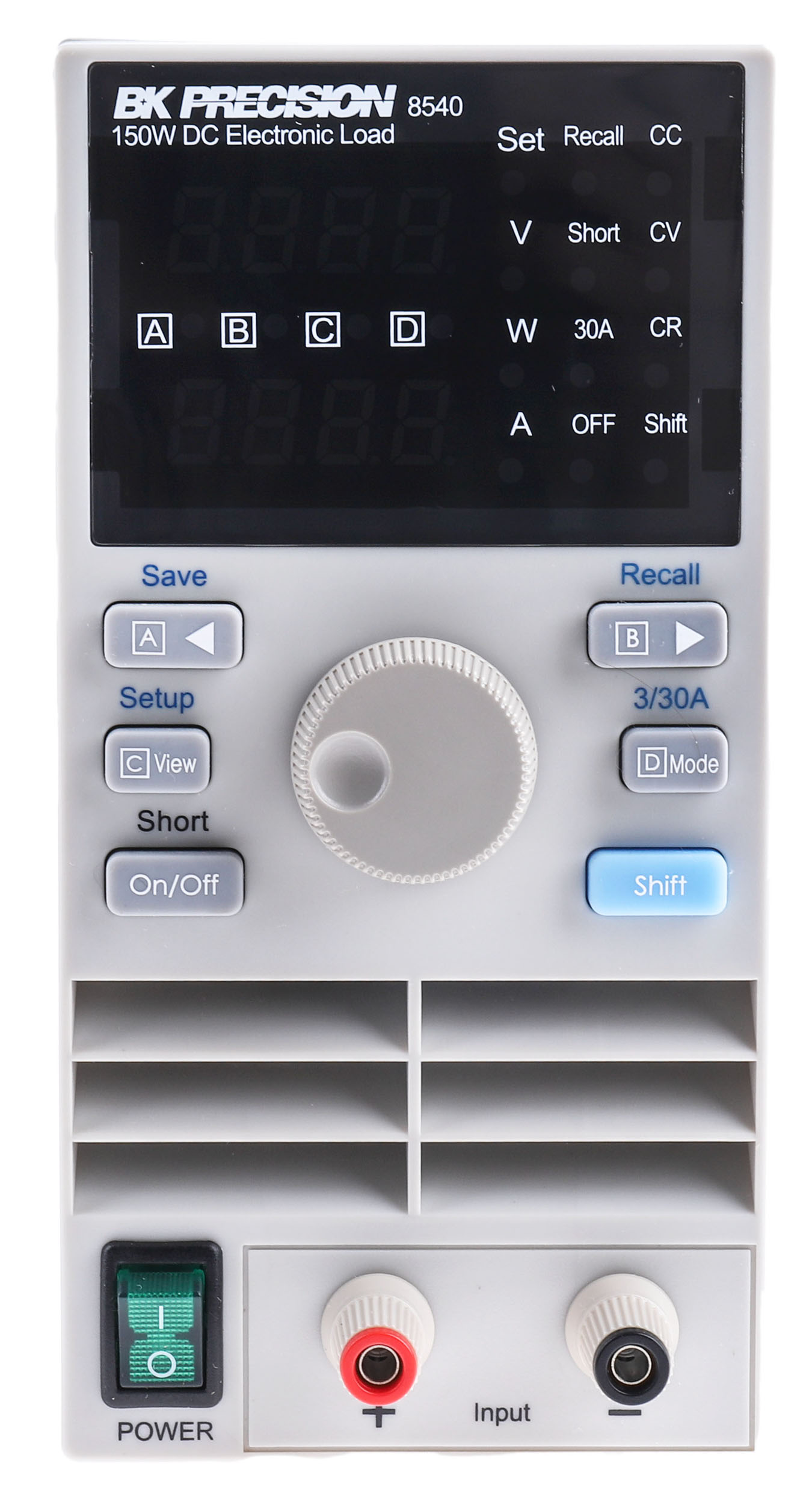 BK Precision 8500 Series Electronic DC Load, 0 to 150 W, 0.1/60 V, 0 to 30 A